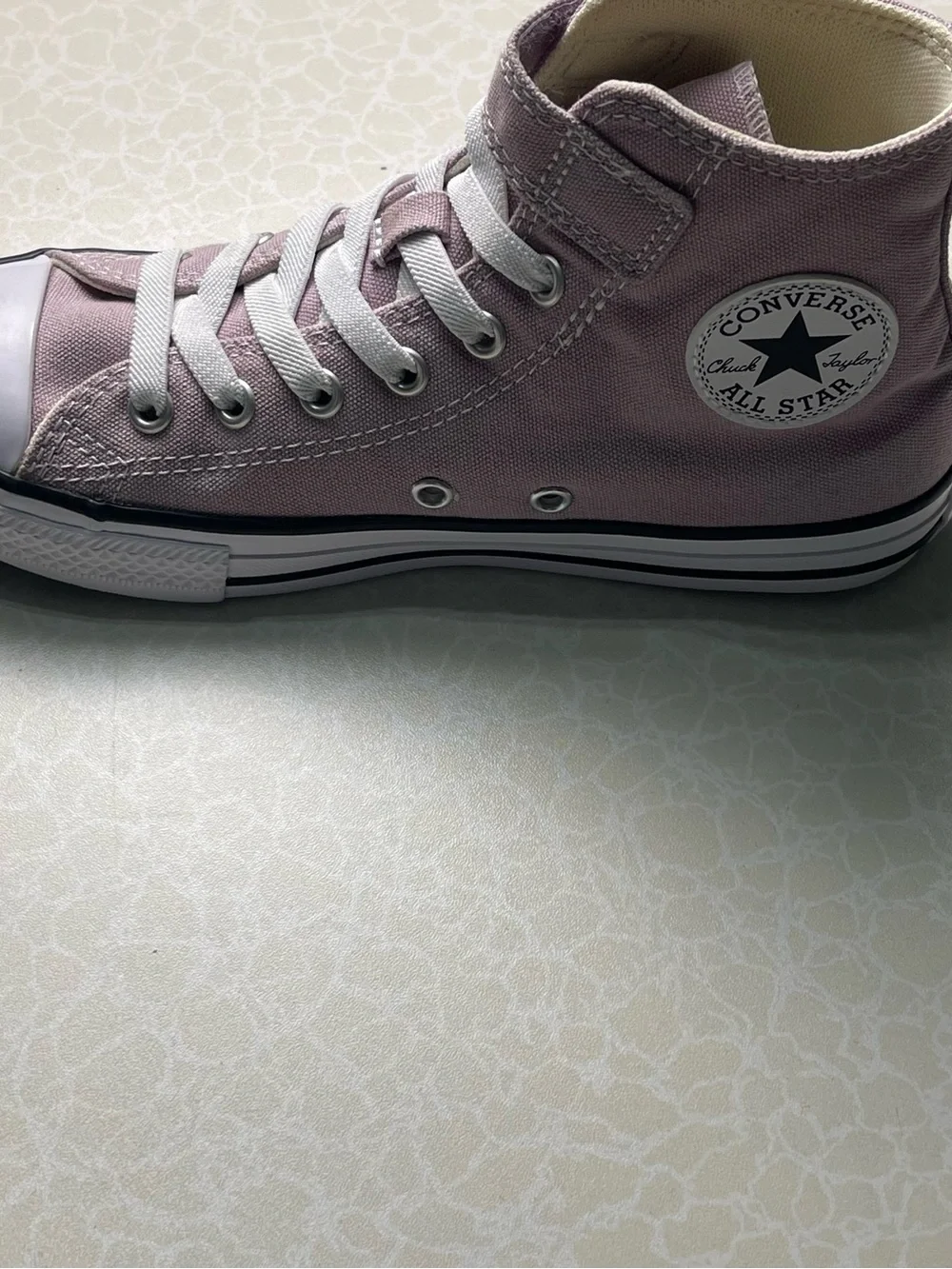 Converse Chuck Taylor All Star Easy-On Kids High Top Sneaker Purple Youth 2.5